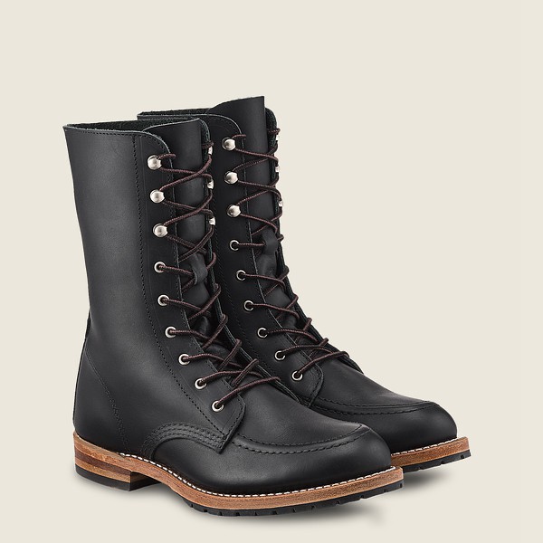 Botas Red Wing Heritage Mujer Negros - Gracie - Tall Boundary Cuero - 846-QIOGAD